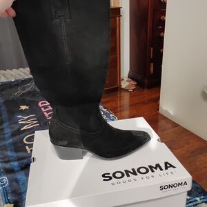 Sonoma Black Over the Knee Boots
